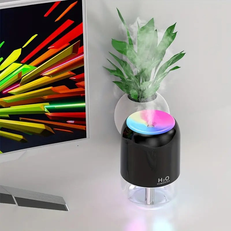 RGB LED Travel-Friendly Diffuser & Humidifier-for Home, Office, and Car