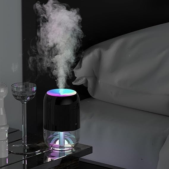 RGB LED Travel-Friendly Diffuser & Humidifier-for Home, Office, and Car