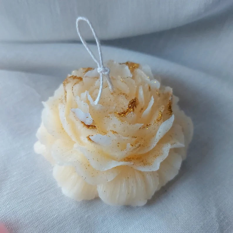 Rose shape Peony floating scented candles