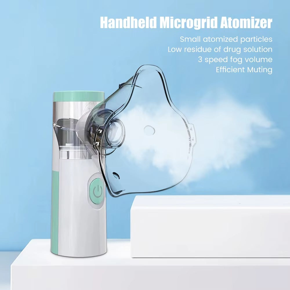 Portable & Rechargeable Mesh Nebulizer for Baby and Adult